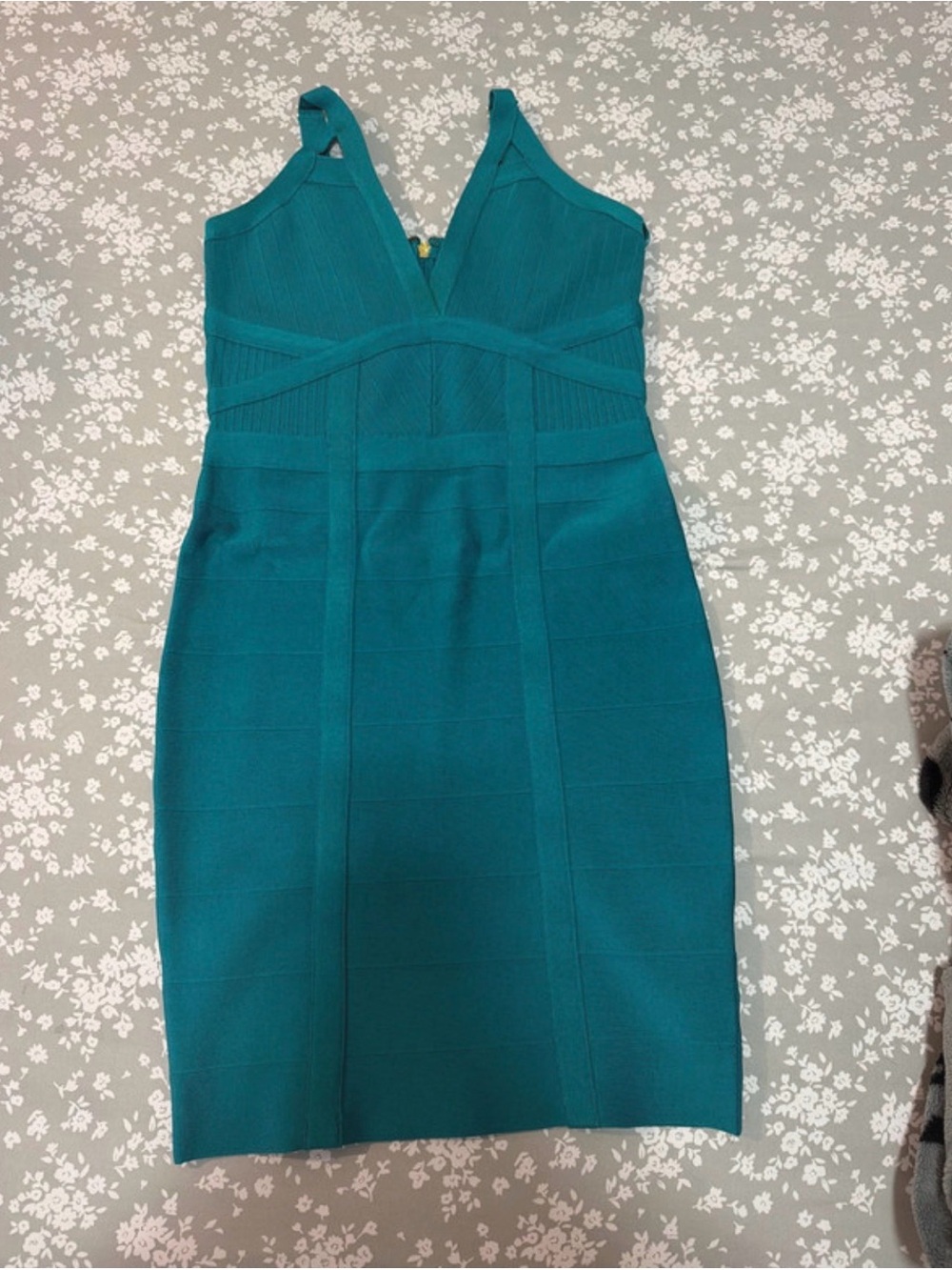 GUESS Teal Midi Bodycon Dress